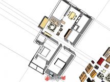 家里裝修，自己自學(xué)建了一個(gè)三維模型，請(qǐng)大師們指教-1
