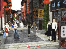 歷史街區(qū)景觀設(shè)計(jì)sketchup效果圖 美麗鄉(xiāng)村改造設(shè)計(jì) 老街區(qū)...-7