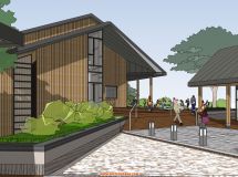 一個(gè)山頂公園建筑-4