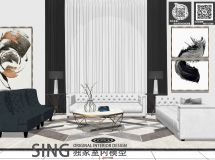 做了一個(gè)美式小場(chǎng)景-1