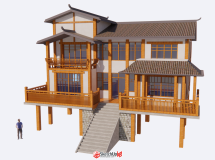 復(fù)古建筑    求紅寶石  我想升到兩級-1