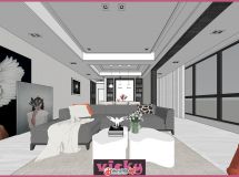 【Vicky】現(xiàn)代客餐廳設(shè)計方案-4