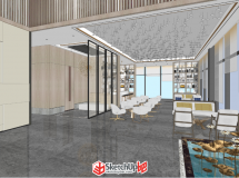 現(xiàn)代中式售樓處-4