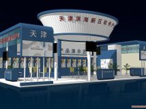 新手又來了，這兩天臨摹的展臺設(shè)計-1