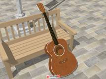 一把吉他SU作品-2