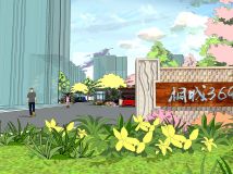 新手 社區(qū)景觀。。歡迎拍磚-5