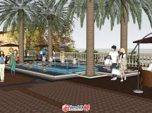 sketchup花園景觀-3