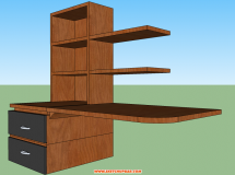 【新手入門】第二次作品——書柜及書桌-1