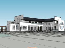 新徽派 建筑-2