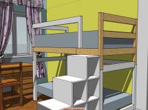 剛學(xué)sketchup時(shí)做的小戶型室內(nèi)-5