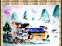 水彩 哈哈哈哈哈大二的時(shí)候桂林寫生-1