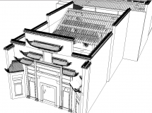 2009revit杯全國(guó)大學(xué)生建筑設(shè)計(jì)優(yōu)秀作業(yè) 皖南祠堂策劃全模-7