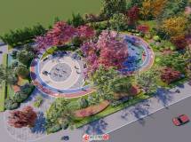 街角公園、健身娛樂一體化-1