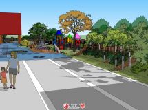 幼兒園景觀設(shè)計 （ps喜歡請給紅寶石鼓勵下）-8