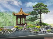 最近做的一個(gè)花展里的小園圃設(shè)計(jì)方案-7