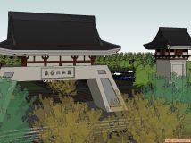 幾個(gè)景區(qū)大門設(shè)計(jì)，還不錯(cuò)啦。-4