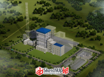 廠區(qū)擴(kuò)建模型-1