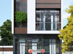分享一個(gè)現(xiàn)代風(fēng)格小別墅-7