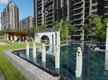 一個住宅小區(qū)景觀模型，還望大神多多指教。-4