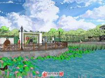 某景觀設(shè)計sketch效果圖-5