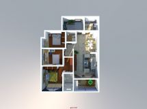自己做的一套三室兩廳兩衛(wèi)的住宅，有原始圖-34