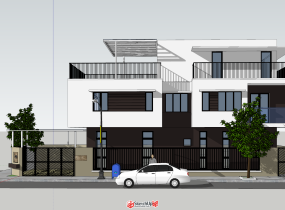 現(xiàn)代別墅建筑-5