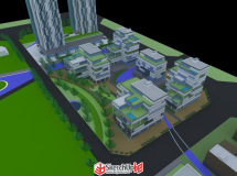 商業(yè)地塊，高層辦公及住宅，商業(yè)-5