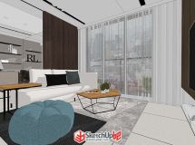 惠宇新觀小家裝空間設計-6