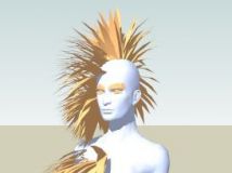毛發(fā)插件使用——妖艷-1