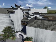中式休閑餐飲住宿中心-7