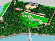 大三上學期做的設(shè)計：愛心廣場公園景觀規(guī)劃設(shè)計-4