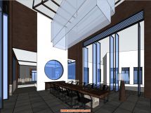 茶文化中心 SketchUp-設計方案-13