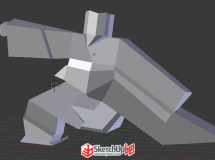 第一次畫3D的太極彫塑+渲染-5