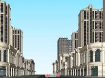 縣級市的綜合體、住宅  模型免費共享-5