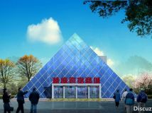最近做的地下廣場入口，主體是鋼結(jié)構(gòu)-5