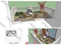 小小露臺景觀設計-2