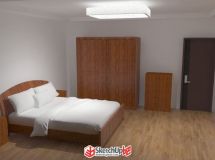 隨便畫(huà)了幾個(gè)家具渲染下-2
