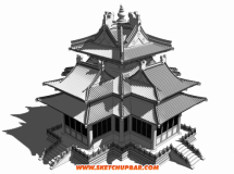 很牛逼的一個(gè)古建模型（故宮角樓）步驟?。。?！個(gè)人很...-23