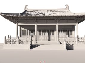 超精細(xì)??！仿唐代風(fēng)格木結(jié)構(gòu)古建筑大殿/古建筑木結(jié)構(gòu)拆解-21