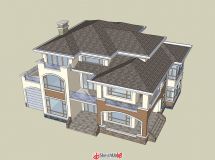 農(nóng)村自建別墅設計-5