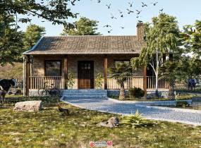 鄉(xiāng)村小屋，含貼圖素材-9