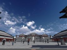 古建模型，lumion表現(xiàn)-2