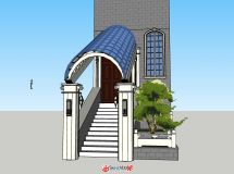 別墅門廳設(shè)計(jì)-4