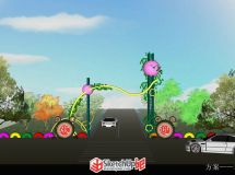 景觀小品——門-2