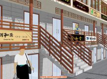 根據(jù)現(xiàn)狀建的一個(gè)沿街住宅的模型-3