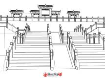 簡約中式 徽派 低層商業(yè)街-4