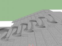 SketchUp之曲水流觴-4