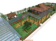 松江某屋頂花園的方案效果圖-16