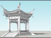 SU0.8 古建素模-1