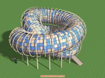 蝸牛建筑小品-2